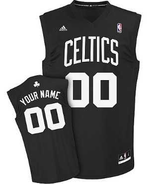 Men & Youth Customized Boston Celtics Black Fashion Jersey